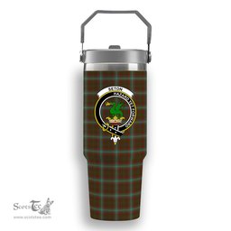 ScotsTee Shop Scottish Seton Hunting Crest Tartan Flip Straw Tumbler 20oz 30oz