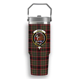 ScotsTee Shop Scottish Innes of Cowie Ancient Crest Tartan Flip Straw Tumbler 20oz 30oz