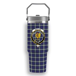 ScotsTee Shop Scottish Sinclair Dress Dance Crest Tartan Flip Straw Tumbler 20oz 30oz