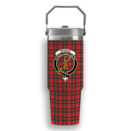 ScotsTee Shop Scottish Spence Modern Crest Tartan Flip Straw Tumbler 20oz 30oz
