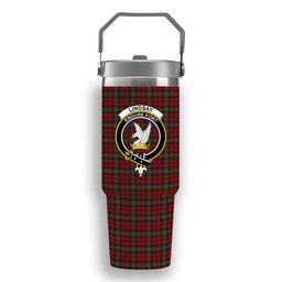 ScotsTee Shop Scottish Lindsay #2 Ancient Clan Crest Tartan Flip Straw Tumbler 20oz 30oz