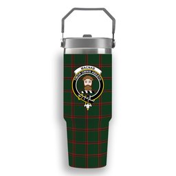ScotsTee Shop Scottish MacNab Ancient 1 Crest Tartan Flip Straw Tumbler 20oz 30oz