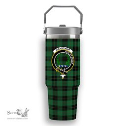 ScotsTee Shop Scottish McArthur-Fox Hunting Ancient Crest Tartan Flip Straw Tumbler 20oz 30oz