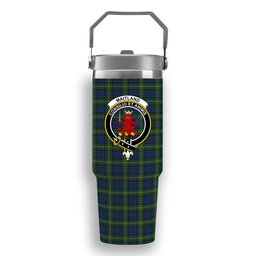 ScotsTee Shop Scottish Maitland Crest Tartan Flip Straw Tumbler 20oz 30oz