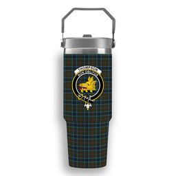 ScotsTee Shop Scottish Thompson Hunting Crest Tartan Flip Straw Tumbler 20oz 30oz