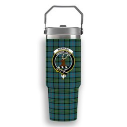 ScotsTee Shop Scottish McPhail Hunting Ancient Crest Tartan Flip Straw Tumbler 20oz 30oz