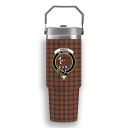 ScotsTee Shop Scottish Innes Ancient Crest Tartan Flip Straw Tumbler 20oz 30oz