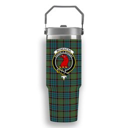 ScotsTee Shop Scottish McNeacail Hunting Ancient Crest Tartan Flip Straw Tumbler 20oz 30oz