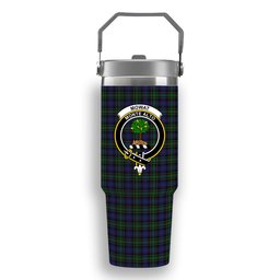ScotsTee Shop Scottish Mowat Clans Originaux Crest Tartan Flip Straw Tumbler 20oz 30oz