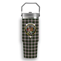 ScotsTee Shop Scottish McKinnon Dress Crest Tartan Flip Straw Tumbler 20oz 30oz
