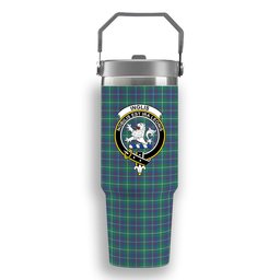 ScotsTee Shop Scottish Inglis Ancient Crest Tartan Flip Straw Tumbler 20oz 30oz