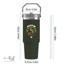 ScotsTee Shop Scottish MacIntosh Hunting Crest Tartan Flip Straw Tumbler 20oz 30oz