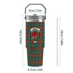 ScotsTee Shop Scottish Wilson Janet Ancient Clan Crest Tartan Flip Straw Tumbler 20oz 30oz