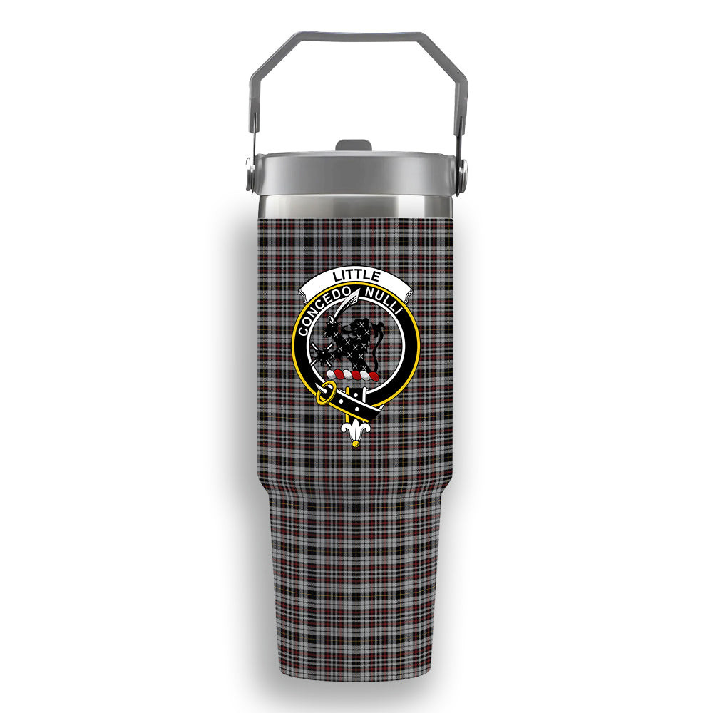 ScotsTee Shop Scottish Little Arisaid Crest Tartan Flip Straw Tumbler 20oz 30oz