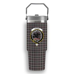 ScotsTee Shop Scottish Little Arisaid Crest Tartan Flip Straw Tumbler 20oz 30oz