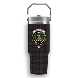 ScotsTee Shop Scottish MacLaren Regent Crest Tartan Flip Straw Tumbler 20oz 30oz