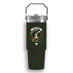 ScotsTee Shop Scottish Matheson Hunting Highland Society of London Crest Tartan Flip Straw Tumbler 20oz 30oz