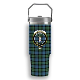 ScotsTee Shop Scottish McCoy Ancient Crest Tartan Flip Straw Tumbler 20oz 30oz
