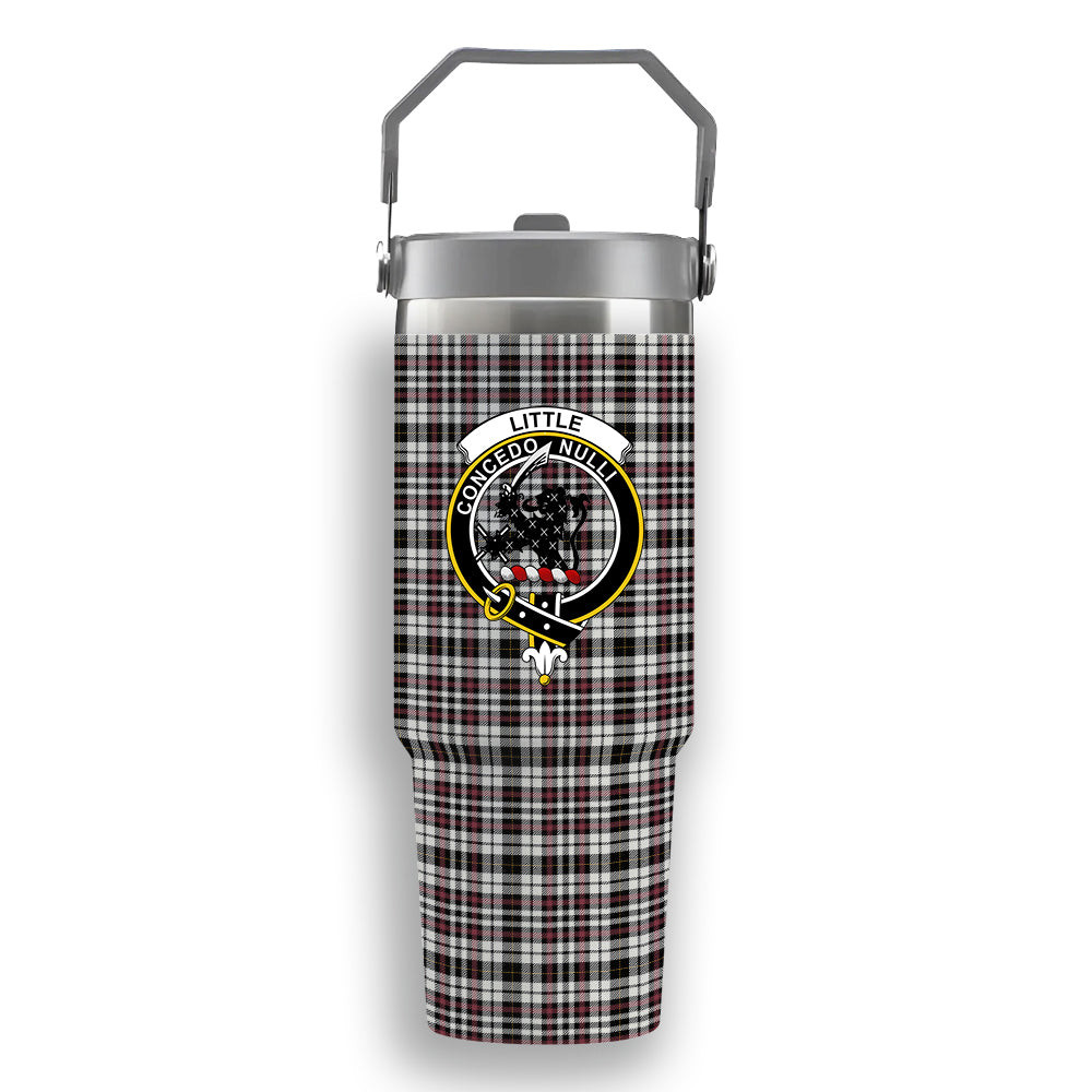 ScotsTee Shop Scottish Little Arisaid Ancient Crest Tartan Flip Straw Tumbler 20oz 30oz