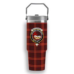 ScotsTee Shop Scottish MacDonald of Ardnamurchan Ancient Crest Tartan Flip Straw Tumbler 20oz 30oz