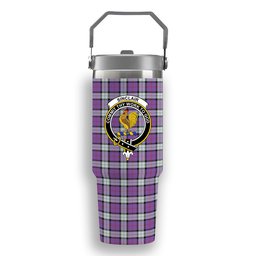 ScotsTee Shop Scottish Sinclair Dress (Dance) Ancient Clan Crest Tartan Flip Straw Tumbler 20oz 30oz