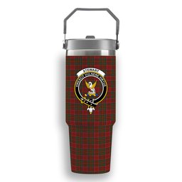 ScotsTee Shop Scottish Stewart of Galloway Wilsons’ Crest Tartan Flip Straw Tumbler 20oz 30oz