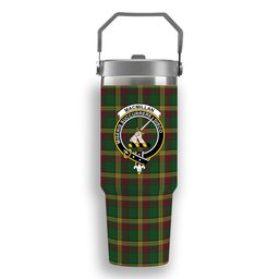 ScotsTee Shop Scottish MacMillan Anc Clans Originaux Crest Tartan Flip Straw Tumbler 20oz 30oz
