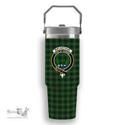 ScotsTee Shop Scottish MacArthur Crest Tartan Flip Straw Tumbler 20oz 30oz