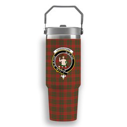 ScotsTee Shop Scottish Livingstone Ancient Crest Tartan Flip Straw Tumbler 20oz 30oz