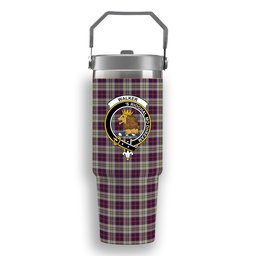 ScotsTee Shop Scottish Walker Dress Crest Tartan Flip Straw Tumbler 20oz 30oz