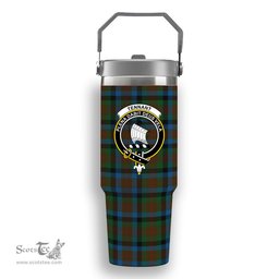 ScotsTee Shop Scottish Tennant 2 Crest Tartan Flip Straw Tumbler 20oz 30oz