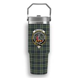 ScotsTee Shop Scottish MacBean Hunting Crest Tartan Flip Straw Tumbler 20oz 30oz