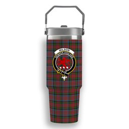 ScotsTee Shop Scottish Wilsons 043 Crest Tartan Flip Straw Tumbler 20oz 30oz