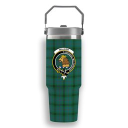 ScotsTee Shop Scottish Walker Hunting Ancient Crest Tartan Flip Straw Tumbler 20oz 30oz