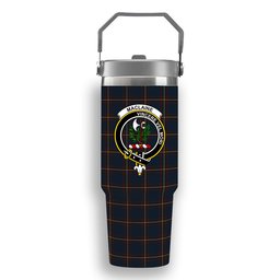 ScotsTee Shop Scottish MacLaine of Lochbuie Hunting Crest Tartan Flip Straw Tumbler 20oz 30oz