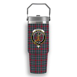 ScotsTee Shop Scottish Spence Modern Clan Crest Tartan Flip Straw Tumbler 20oz 30oz