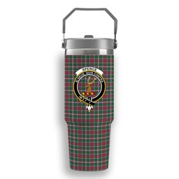 ScotsTee Shop Scottish Spence Ancient Crest Tartan Flip Straw Tumbler 20oz 30oz
