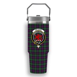 ScotsTee Shop Scottish Wilsons 158 Crest Tartan Flip Straw Tumbler 20oz 30oz
