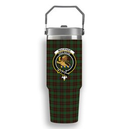 ScotsTee Shop Scottish MacPhee Hunting Crest Tartan Flip Straw Tumbler 20oz 30oz