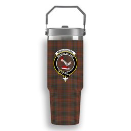 ScotsTee Shop Scottish MacDougall 1850 1 Crest Tartan Flip Straw Tumbler 20oz 30oz