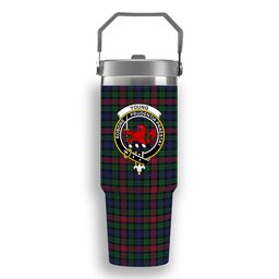 ScotsTee Shop Scottish Young Presidents Organisation Crest Tartan Flip Straw Tumbler 20oz 30oz
