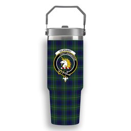ScotsTee Shop Scottish Oliphant Modern Crest Tartan Flip Straw Tumbler 20oz 30oz