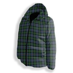 ScotsTee Shop Scottish Black Watch Coarse Kilt Ancient Premium Tartan Down Jacket Winter White Duck Down Plaid