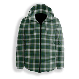 ScotsTee Shop Scottish Black Watch Dress Ancient Premium Tartan Down Jacket Winter White Duck Down Plaid
