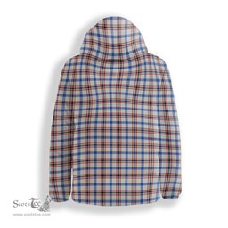 ScotsTee Shop Scottish Boswell Dress Modern Premium Tartan Down Jacket Winter White Duck Down Plaid
