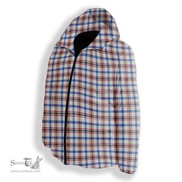 ScotsTee Shop Scottish Boswell Dress Modern Premium Tartan Down Jacket Winter White Duck Down Plaid