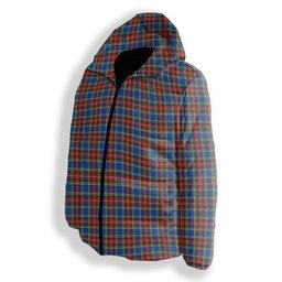 ScotsTee Shop Scottish Bethune Premium Tartan Down Jacket Winter White Duck Down Plaid