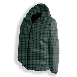 ScotsTee Shop Scottish Baillie of Lamington Modern Clan Premium Tartan Down Jacket Winter White Duck Down Plaid