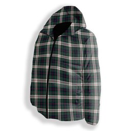 ScotsTee Shop Scottish Blair Dress Modern Premium Tartan Down Jacket Winter White Duck Down Plaid