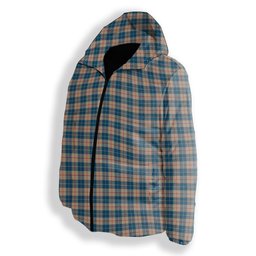 ScotsTee Shop Scottish Barclay Hunting #2 Modern Clan Premium Tartan Down Jacket Winter White Duck Down Plaid